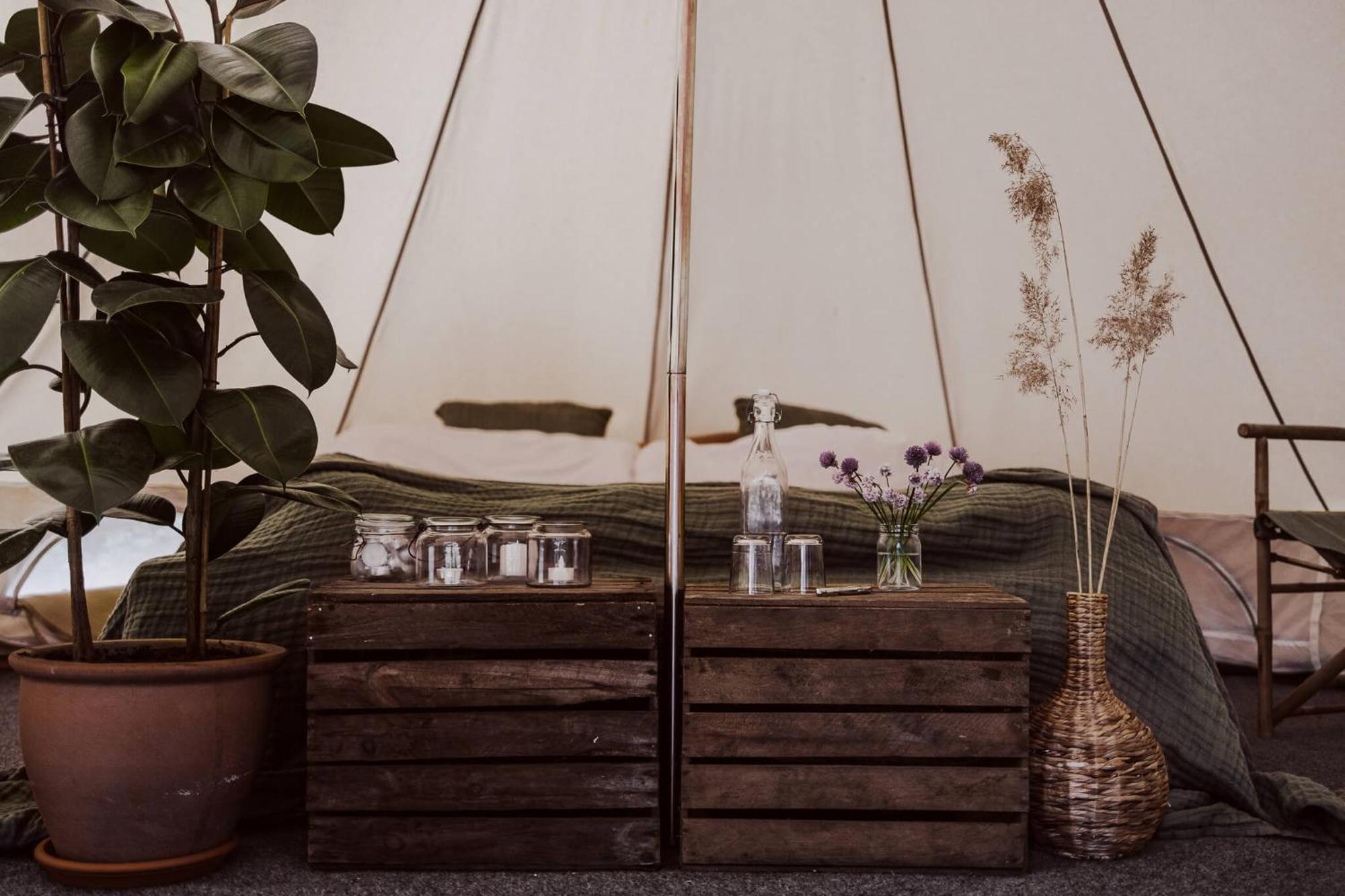 Falkeroed - Lyxig Glamping I Naturreservat Ink Frukost Греббестад Экстерьер фото